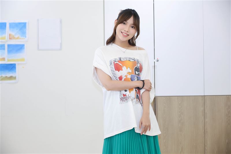 陳佩賢（Jesslyn）也想化身鏟子超人，為災區盡一份心力。（圖／紅心字會提供）