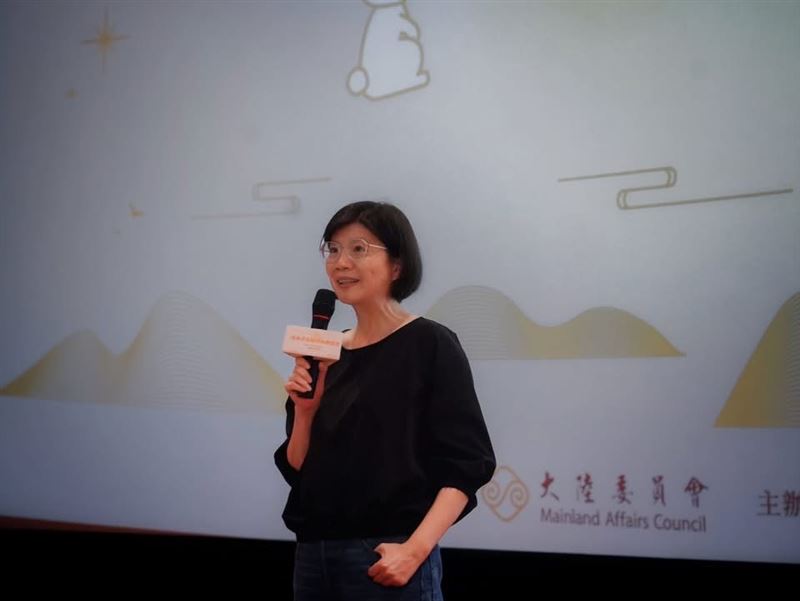 《看不見的國家》中秋特映在台中， 陸委會、臺港經濟文化合作策進會策進會邀百港澳友同聚。圖為 策進會董事長賴秀如。（圖／臺港經濟文化合作策進會提供）