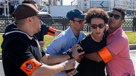 亞洲Z世代革命浪潮吹到阿拉伯世界，摩洛哥本週爆發年輕人為主的全國大示威，抗議政府花大錢辦世足賽，卻不顧已經崩壞的醫療衛生與教育體系。（圖／美聯社／達志影像）