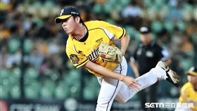 中職36年例行賽，中信兄弟先發投手林暉盛。（圖／記者劉彥池攝影）