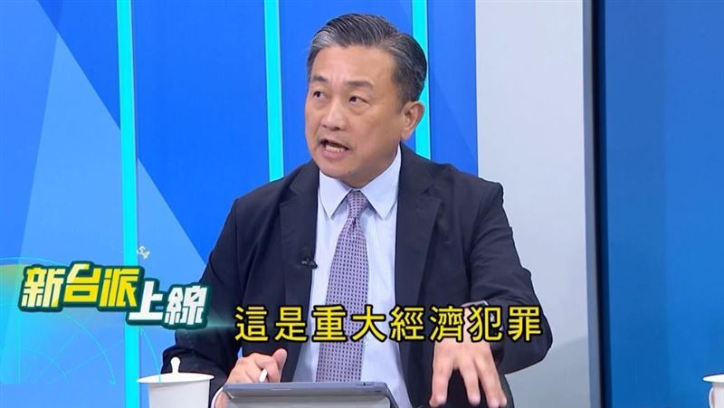 民進黨立委王定宇今在三立政論節目《新台派上線》中指出，謝幸恩這個案件，背後隱含司法與金流的敏感問題。（圖／翻攝自新台派上線）