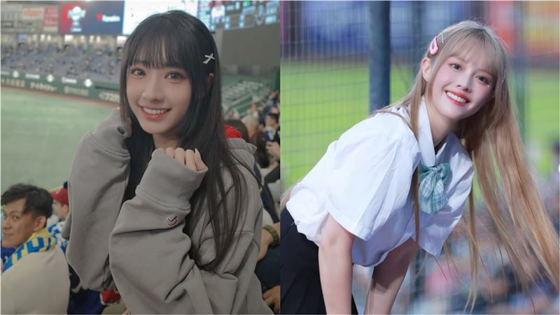 樂天女孩黃禹菡（右）發文「在背後弄她的不就妳，安靜很難嗎？」（圖／翻攝自嘎琳、黃禹菡IG）