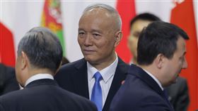 蔡奇為中共中央政治局常委、排名第五。（圖／美聯社／達志影像）