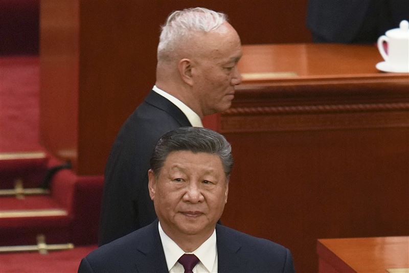 蔡奇被認為是習近平的心腹與親信。（圖／美聯社／達志影像）