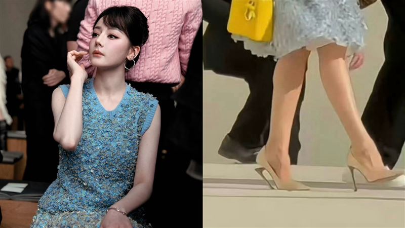 迪麗熱巴時裝週鞋跟斷裂　她臨場反應曝光