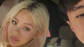 最強高中生Ray於限時動態發出與模特兒Angi Yang的合照，並放上愛心。（圖／翻攝自IG @rayasianboy）