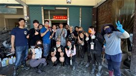 華藏淨宗弘化基金會動員百人馳援花蓮，捐款千萬助重建。（圖／弘化基金會提供）