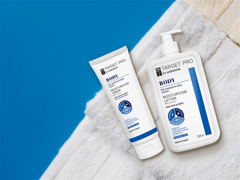 《Target Pro by Watsons肌膚專研 長效舒緩身體系列》自2024上市以來好評不斷，今年全新推出「敏肌乖乖霜」，以更滋潤的質地滿足秋冬極乾肌需求 。（圖／品牌業者提供）