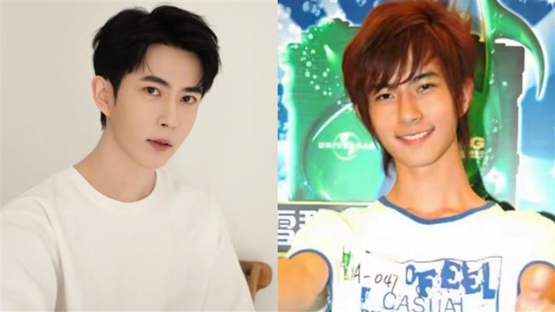 于朦朧18年前的照片一樣長得非常精緻；右圖為2007年，參加東方衛視選秀娛樂節目《我型我秀》。（圖／翻攝自微博）