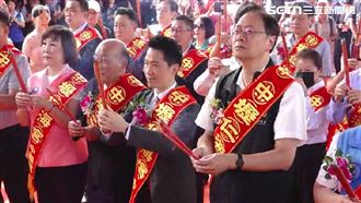 仁海宮200年醮壇動土　何志偉同台張善政