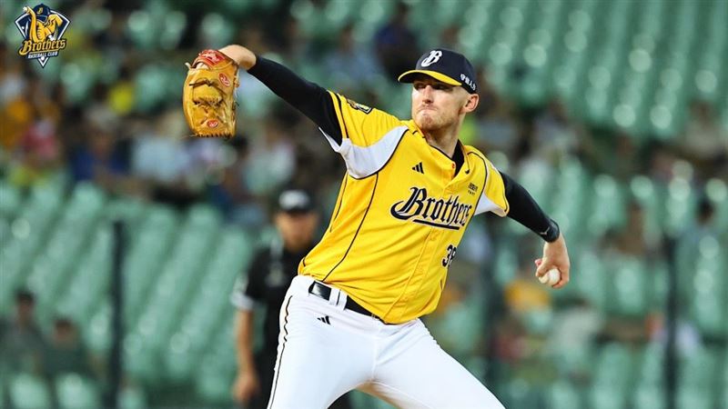 中信兄弟先發投手李博登（Brandon Leibrandt）。（圖／中信兄弟提供）
