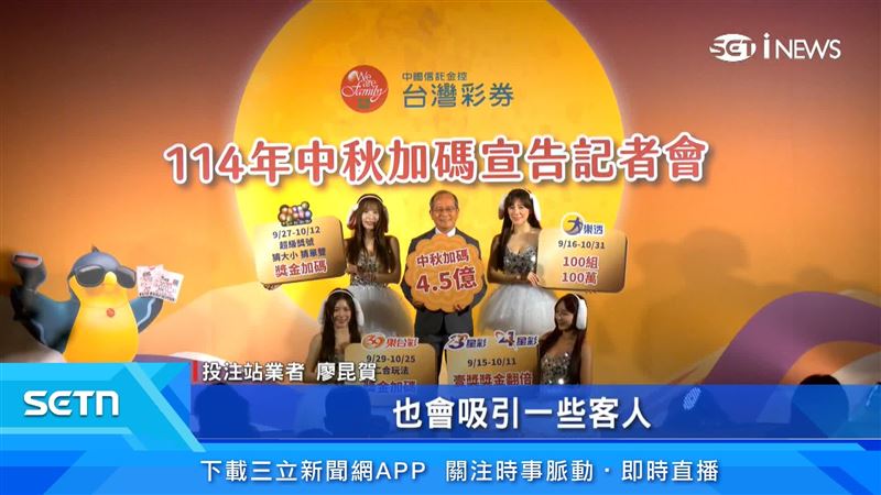 中秋連假買彩券，一張大樂透雙重中獎機會