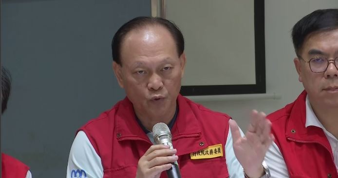 花蓮前進協調所總協調官季連成說明最新救災進度。（圖／翻攝畫面）