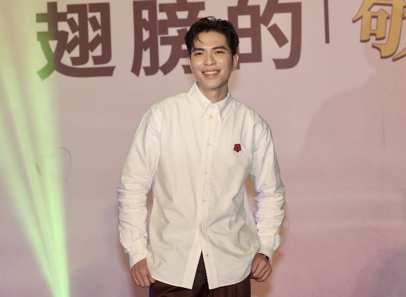 蕭敬騰4日出席台灣遲緩兒天使樂園協會15週年公益活動。（圖／中央社）