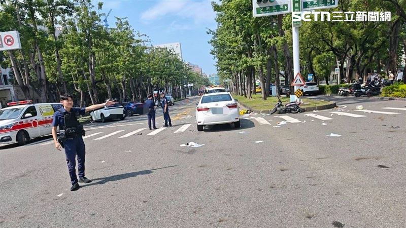 中秋難團圓！她騎車闖紅燈遭撞　倒地不醒