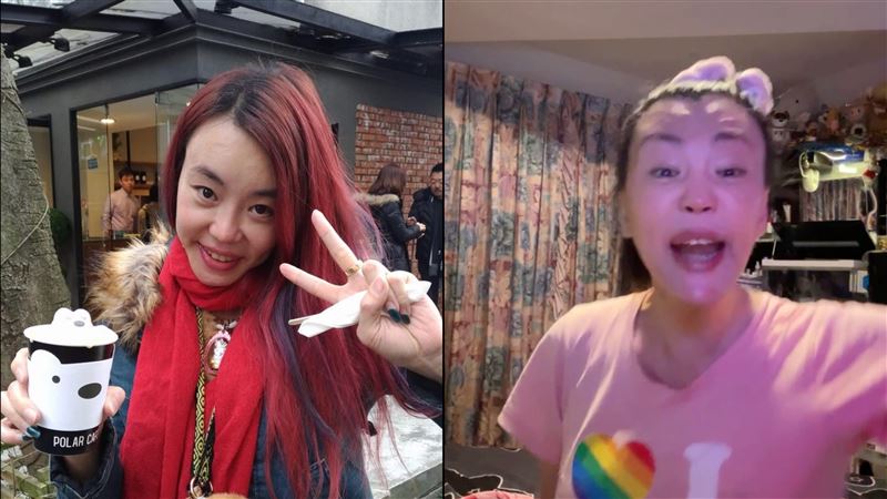 法拉利姐張婷婷被酸不去花蓮救災，在直播中怒槓酸民。（圖／翻攝自張婷婷臉書）