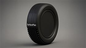 SurfacePlan活塞式輪胎。（圖／翻攝SurfacePlan網站）