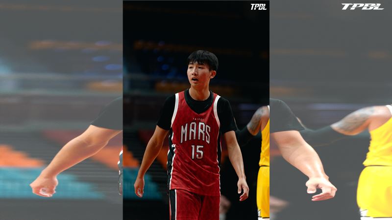 台北戰神新秀謝銘駿。（圖／TPBL提供）