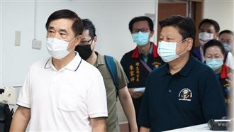 郝龍斌花蓮慰問：謝謝傅崐萁、縣府盡心力