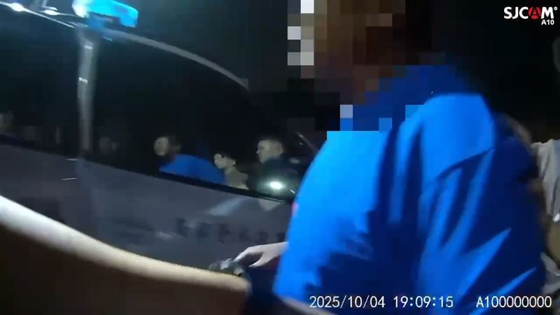 警方當場將田男逮捕，訊後依傷害致死罪嫌送辦。（圖／翻攝畫面）