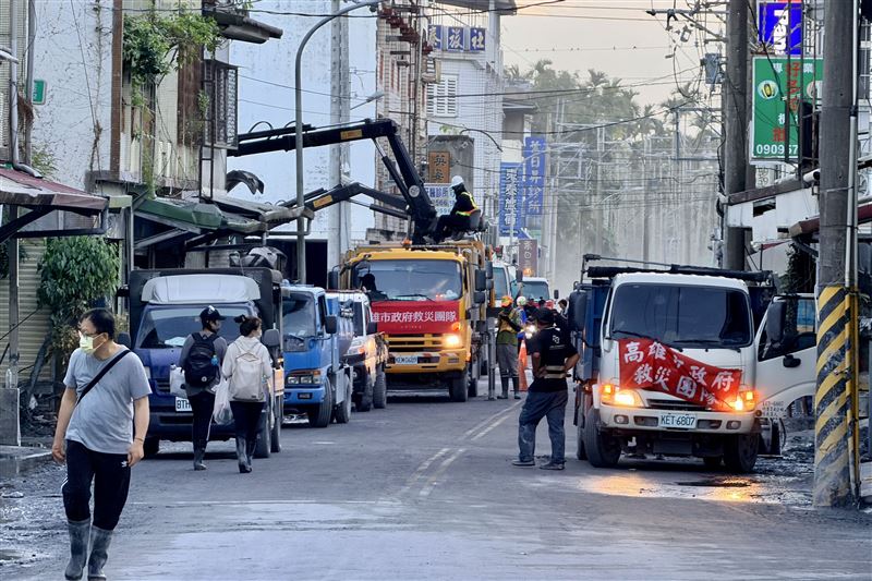 目前光復鄉災後復原工作還在如火如荼進行中。（圖／翻攝畫面）