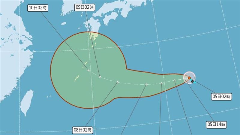 「哈隆」颱風凌晨2時生成　最新路徑曝光