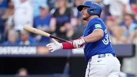 多倫多藍鳥捕手柯克（Alejandro Kirk）。（圖／美聯社／達志影像）