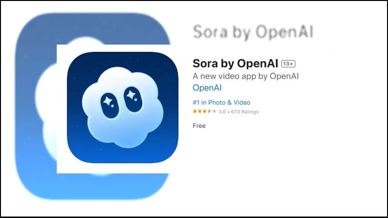 OpenAI推出AI影片App「Sora 2」，三天勇奪美國App Store總榜冠軍，掀起AI生成短片熱潮。（圖／翻攝自APP STORE）