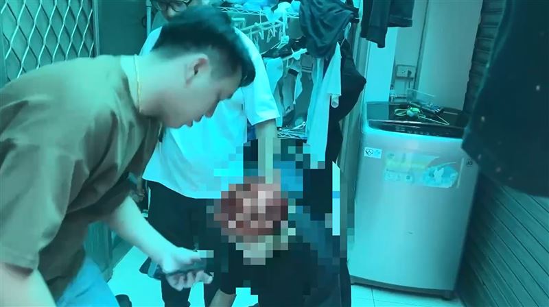 警方打捕余男等人。（圖／翻攝畫面）