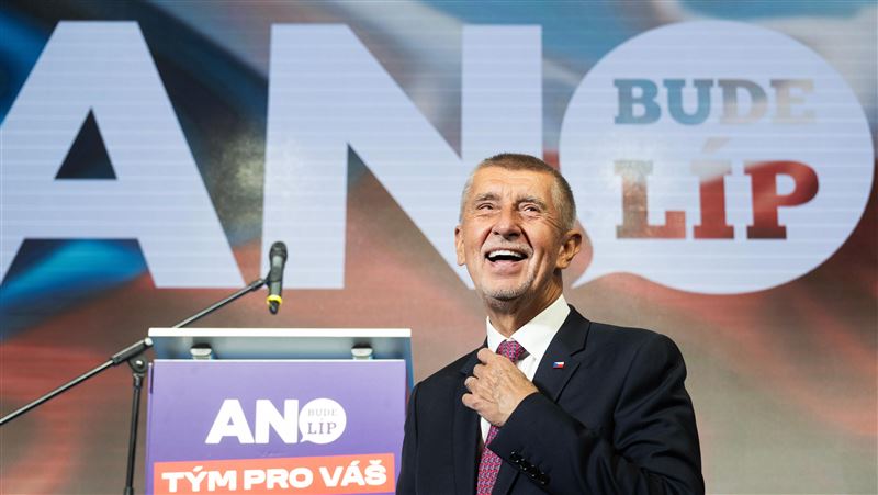 自稱「川普派」的前總理巴比斯（Andrej Babi&scaron;）所領導的「不滿公民行動黨」（ANO），在此次國會選舉拿下35%選票。（圖／美聯社／達志影像）