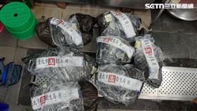 寧夏市場陳先生「黑心豬腸」全鋪貨！衛生局曝最新流向。（圖／北市衛生局提供）