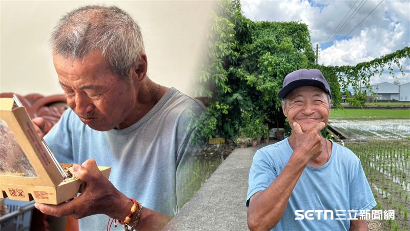 7旬弱勢爺住田中央如孤島　笑吃愛心便當