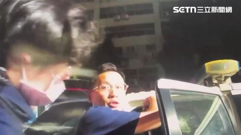 北市陳男持美工刀砍傷花博安管左手遭逮。（圖／翻攝畫面）