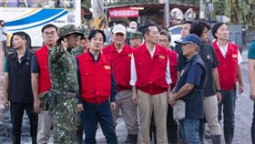 總統賴清德今(5）日赴花蓮關心樺加沙颱風災後復原情形。（圖／總統府提供）