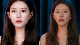 趙露思飾演的女主角許妍在婚姻幻滅後「素顏卸妝」的一場戲掀起網友熱議。（圖／翻攝自微博）