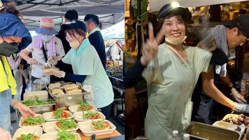 女星花蓮災區出餐千份：手臂痠到舉不起來