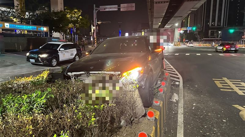 車禍事故現場情形。（圖／翻攝畫面）