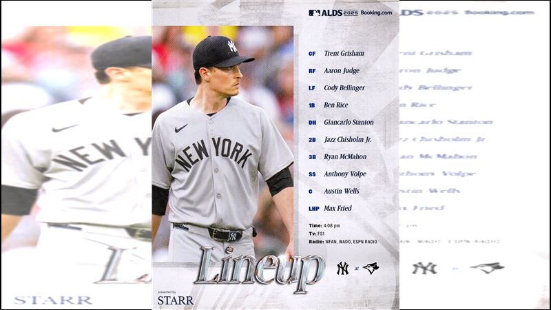 分區賽G2佛里德（Max Fried）僅投3局狂失7分。（圖／翻攝自MLB X）