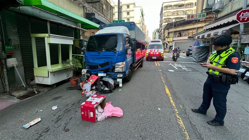 台中77歲嬤「出門賣菜」遭貨車撞飛慘死