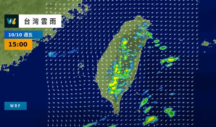 天氣風險指出，預估在下週日前後有機會迎來入秋第一波鋒面，屆時中北部及東部轉多雲時因有短暫雨天氣。（圖／翻攝自天氣風險臉書）