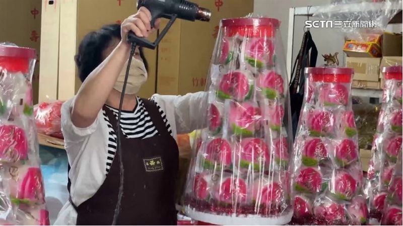 壽桃是泰國中秋節受歡迎的供品之一。（示意圖／三立新聞網）