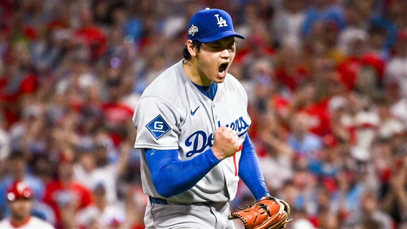 道奇隊日籍投手大谷翔平季後賽登板。（圖／翻攝自X平台 @Dodgers）