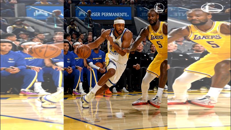 金州勇士穆迪（Moses Moody）熱身賽拿下19分。（圖／翻攝自X平台 @warriors）