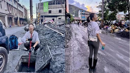 網紅踩破萬名牌鞋救災挨轟　親曝背後目的