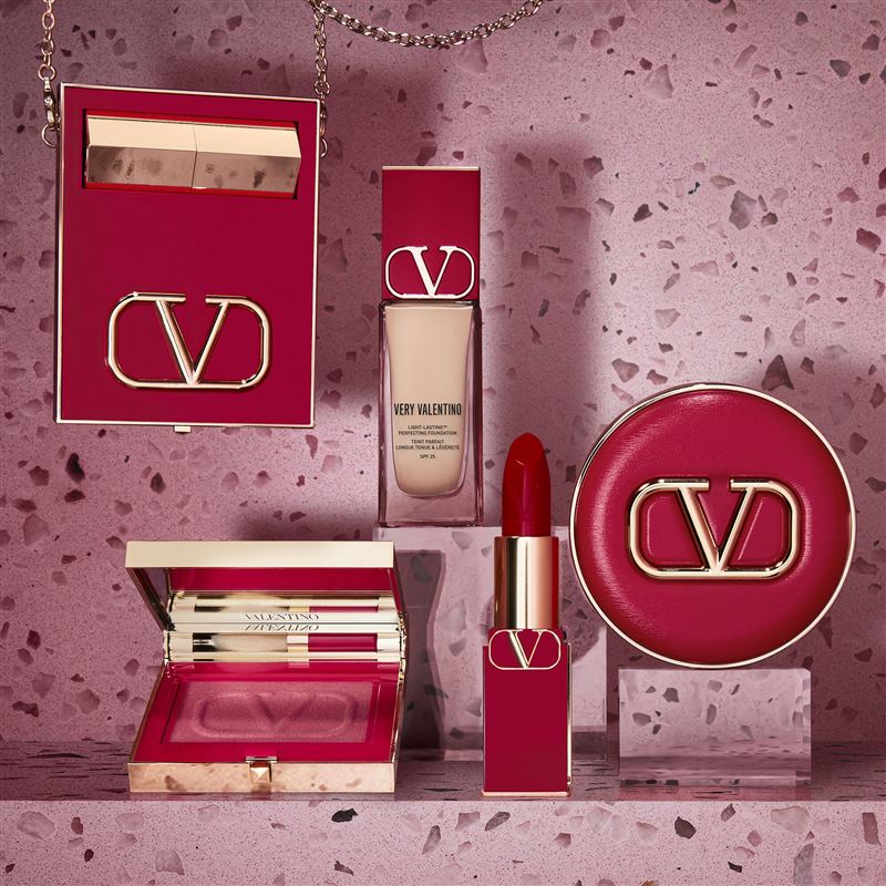 義大利精品美妝品牌VALENTINO Beauty今年12月底退出台灣市場（圖／翻攝自VALENTINO Beauty官網）