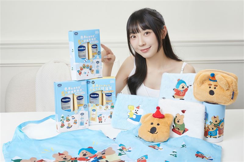 凡士林攜手超人氣IP「DINOTAENG」，打造冬日療癒限定組。（圖／品牌業者提供）