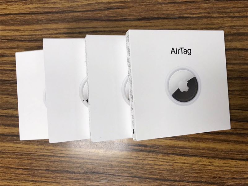 祝女丟失的AirTag追蹤器。（圖／翻攝畫面）