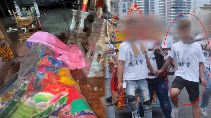 田姓死者臉書，各式出陣、扛轎照片琳琅滿目，熱愛廟會不言而喻，最後一篇貼文是轉發別人「封殺肉搜文」。（圖／翻攝自臉書）