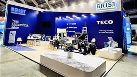 東元與義大利知名車橋製造商BRIST聯合參展，展出整合式電驅橋解決方案與最新一代扁線油冷電機技術。（圖／東元提供） 