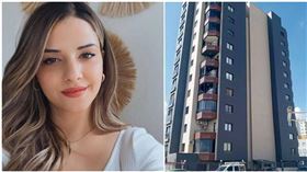 土耳其人妻出門上班，電梯斷掉「從7樓墜落」慘死。（圖／翻攝The Sun）